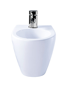 Visit Handrinse Basin With Concealed Waste 365 x 415mm | GT4841WH