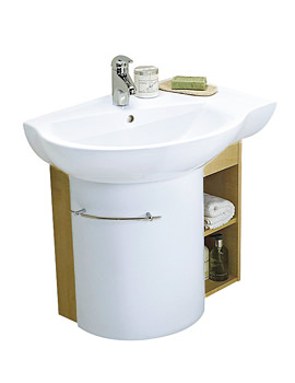 Twyford Visit Offset Under Basin Furniture Unit | GT0021ML