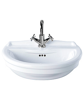 Twyford Integrity 1 Tap Hole Washbasin 600mm | IY4201WH