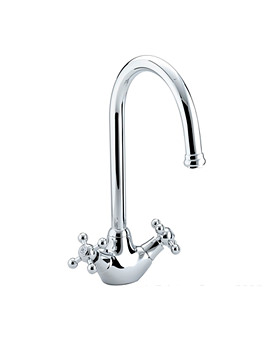 Bristan Kingsbury Monobloc Sink Mixer Tap Chrome | KG SNK C