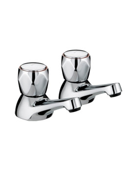 Bristan Value Club Bath Taps With No Heads | VAC 3/4 C NH