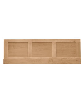 Imperial Shaker Bath Front Panel 1700mm Natural Oak