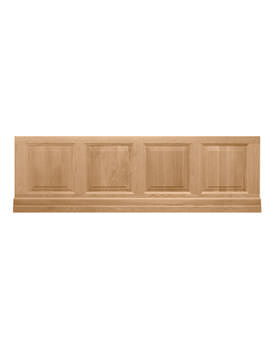 Imperial Raised And Fielded Bath Front Panel 1700mm Natural Oak