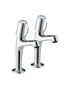 Bristan New Options High Neck Pillar Taps  | ON HNK C CD