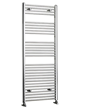 Gina Thermostatic Electric Curved Rail Chrome 600 x 700mm | LR G706C C TE