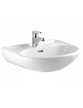Image of Bristan Jute 55cm 1 Tap hole Basin | SW JU BASIN 1H W