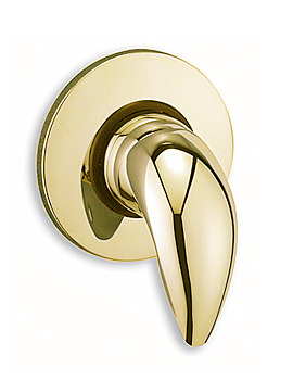 Tre Mercati Novara Exposed Concealed Shower Valve in Gold Plated