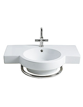 Balterley Affinity Winged Basin 80cm 1 Tap Hole
