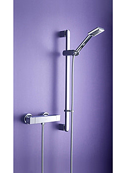 Quadrato Thermostatic Surface Mounted Bar Shower Valve | QD SHXSMFF C