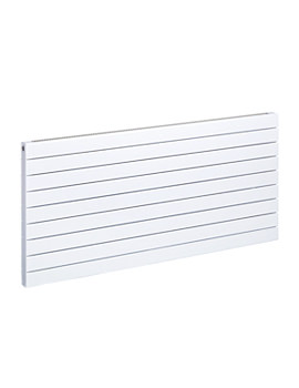 Lotus 1 White Horizontal Decorative Radiator 650 x 1000 | DH 1 LO1 W