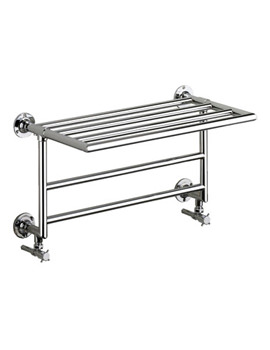 Bristan Quirinus Decorative Radiator Chrome 381 x 686 x 381mm | HTR QU C