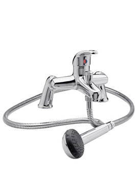 Eon Single Lever Deck Mounted Bath Shower Mixer Tap | PF304