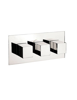 Crosswater Thermostatic Shower Valve-Landscape-3 way diverter WS3001RC