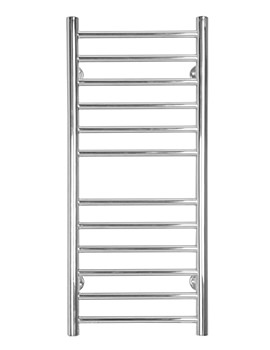 SBH Midi Slim Flat Dual Fuel Towel Radiator 360mm x 810mm | SS205