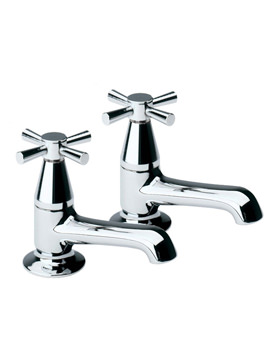 Twyford Rival Basin Pillar Taps | RL5205CP
