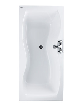 Twyford Virage Double Ended Acrylic Bath 1700 x 800mm | VR8500WH