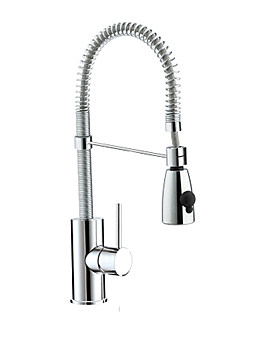 Bristan Target Kitchen Monobloc Sink Mixer Tap With Pull Out Spray | TG SNK C