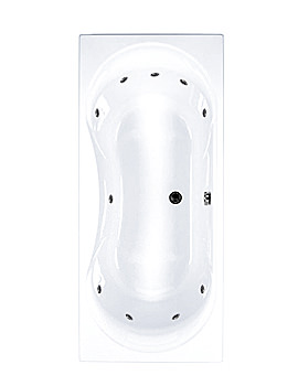 Carron Arc Duo 11 Jet Whirlpool Bath 1700 x 750mm