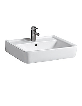 Twyford Galerie Plan Wall Fixing Washbasin 500 x 360mm | GL4811WH