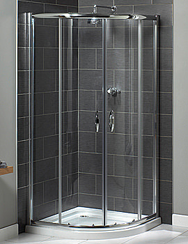 Aqualux Aquanos Double Door Quadrant Shower Enclosure 1000mm
