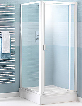 Manhattan M2 Broadway Pivot Shower Door 760mm-Chrome