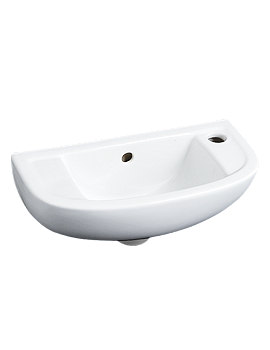 RAK Compact Slimline Basin 450mm Wide With Bottle Trap