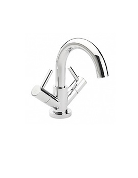 Tre Mercati Poppy 2 Handle Mono Basin Mixer Tap | 44065