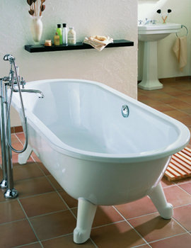 Bette Clou Freestanding Super Steel Bath 1580 x 680 | BETTE1580