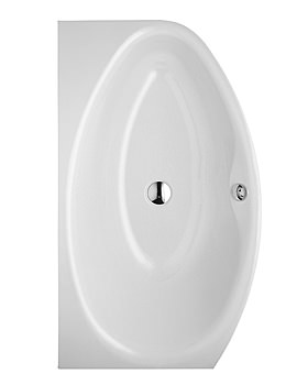 Bette Pool II Super Steel Corner Bath 1640mm x 960mm | BETTE6054