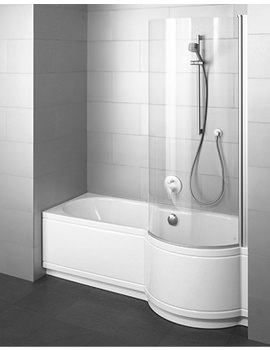 Image of Bette Cora Comfort Shower Bath 1800mm x 900mm - Niche Installation