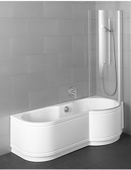 Image of Bette Cora Comfort Shower Bath 1600mm x 900mm - Corner Installation