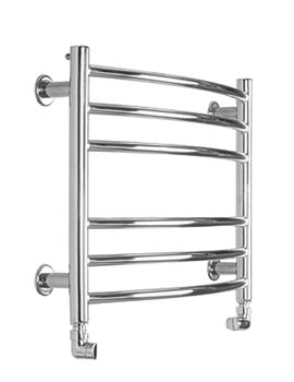 SBH Baby Curve Dual Fuel Towel Radiator 440mm x 600mm | SS302