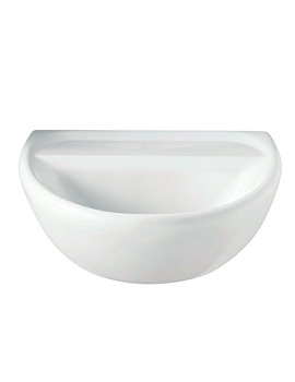 Twyford Sola Medical No Tap Hole Washbasin 500 x 400mm | SA4250WH