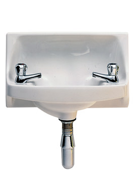Twyford Parmis Semi Recessed Handrinse Basin 500 x 300mm | WB1382WH