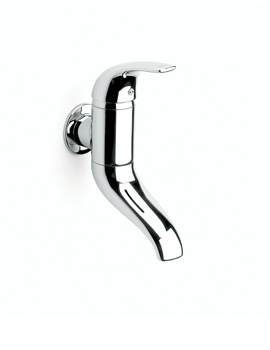 Roca Frontalis Single Hole Wall Mounted Basin Mixer Tap | 5A3557C00