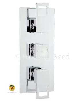 Hudson Reed Logo Triple Concealed Thermostatic Shower Valve LOG3211