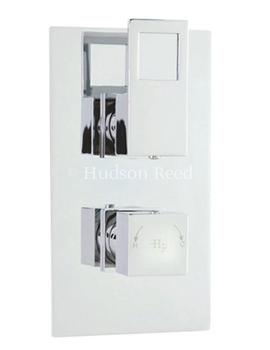 Hudson Reed Logo Twin Concealed Thermostatic Shower Valve | LOG3210