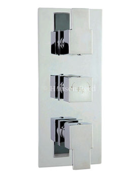 Hudson Reed Genna Triple Concealed Thermostatic Shower Valve GEN3211