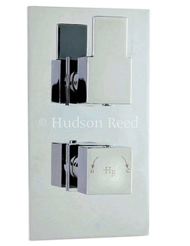 Hudson Reed Genna Twin Thermostatic Shower Valve With Diverter GEN3207
