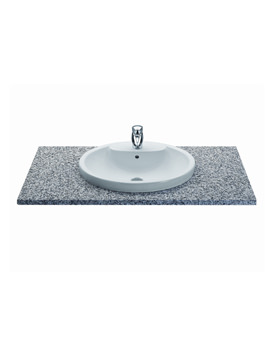 Roca Senso Semi Countertop Basin 580mm With One Tap Hole| 327515000