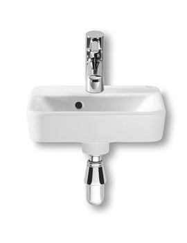 Roca Senso Square Cloakroom 1 Tap Hole Basin 350mm Width | 32751D000