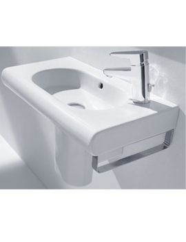 Roca Meridian-N Compact Right Hand Tap Hole Basin 600mm | 32724T000