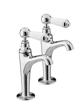 Bristan Renaissance High Neck Pillar Taps | RS HNK C