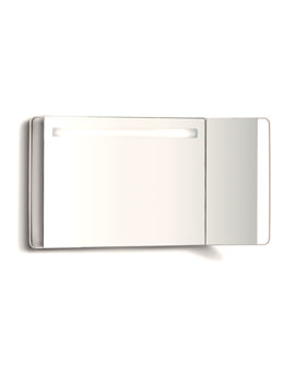 Roca Brack Mirror With Right Hand Light 900mm Wide | 856169015