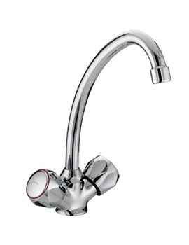 Bristan Value Club Kitchen Single Flow Sink Mixer Tap | VAC SFSNK C MT