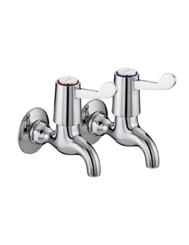 Bristan Value Lever Bib Taps 6 Inch Metal Lever | VAL BIB C 6 CD