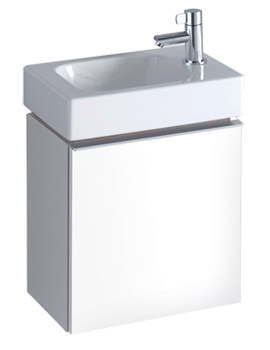 Twyford 3D 380mm Handrinse Basin And Vanity Unit | 3D4811WH