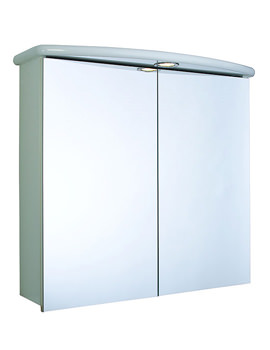 Croydex Thames Double Door Illuminated Mirror Cabinet - WC146122E