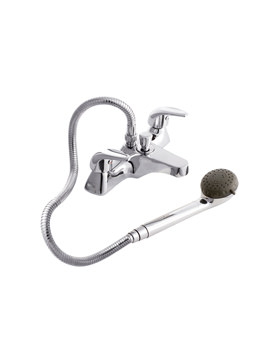 Twyford Aquations Low Flow 2 Hole Bath Shower Mixer Tap |  AQ5265CP