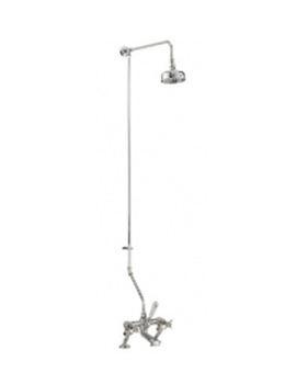 Tre Mercati Bath Mounted Rigid Riser With 4 Inch Rose | 857A